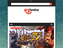 Tablet Screenshot of gameoverd.com